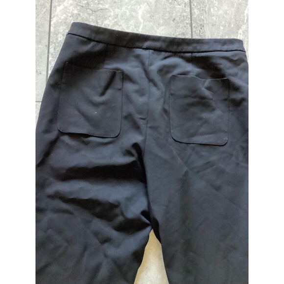 R LABEL Pants Womens Medium Black Stretch Pull-On Tapered Leg Casual Office Work - Picture 4 of 7